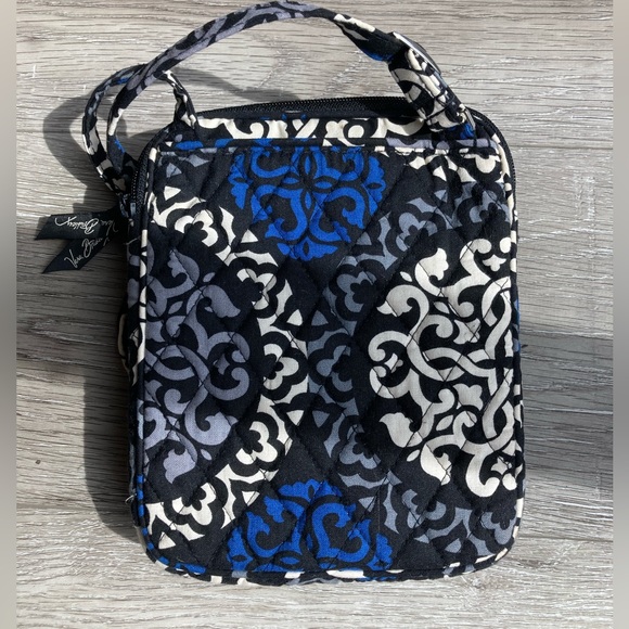 Vera Bradley Mini Hipster in Canterberry Cobalt Quilted Purse - Picture 4 of 5
